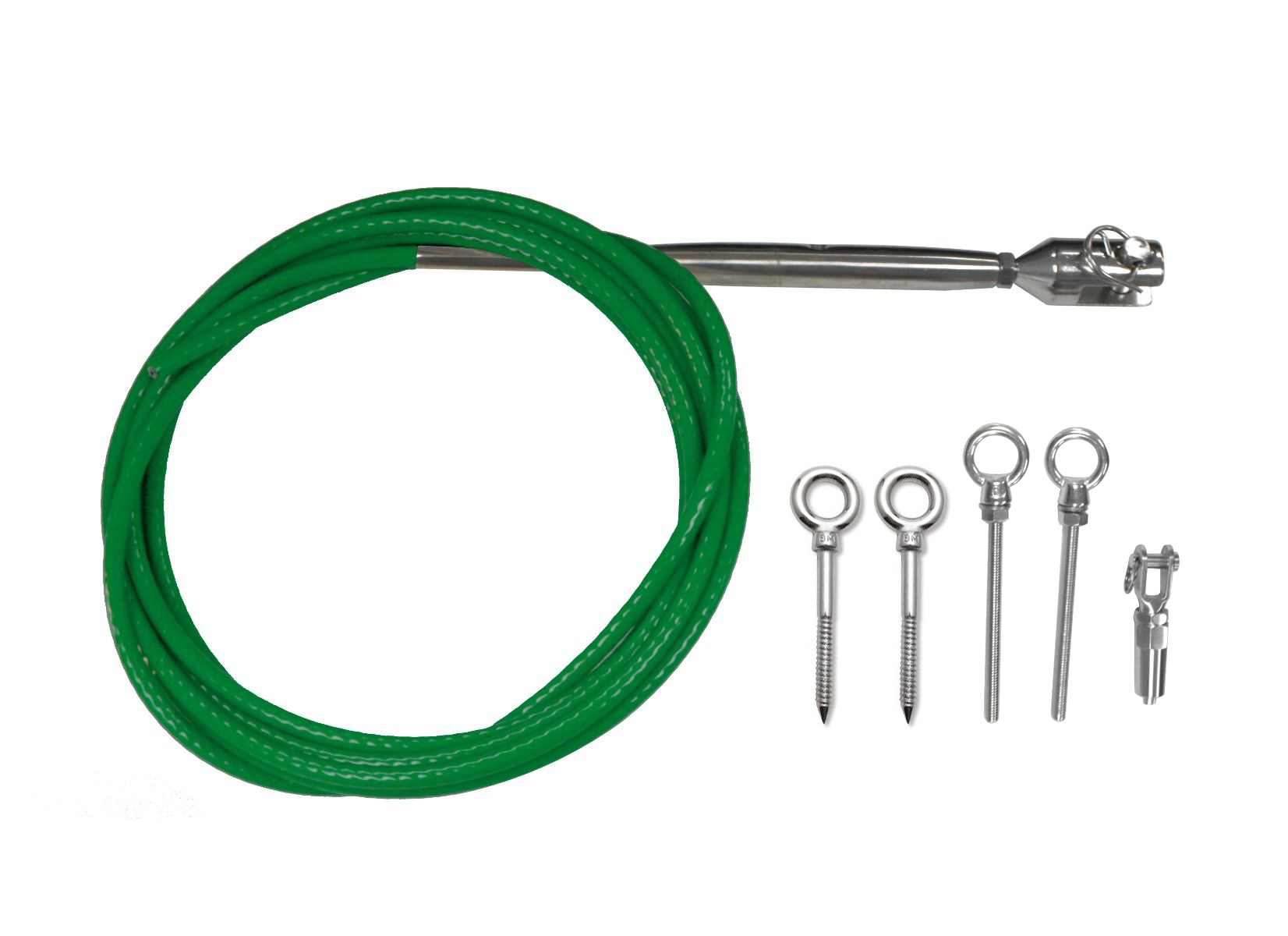 10M 4mm Wire Tension Kit - Green