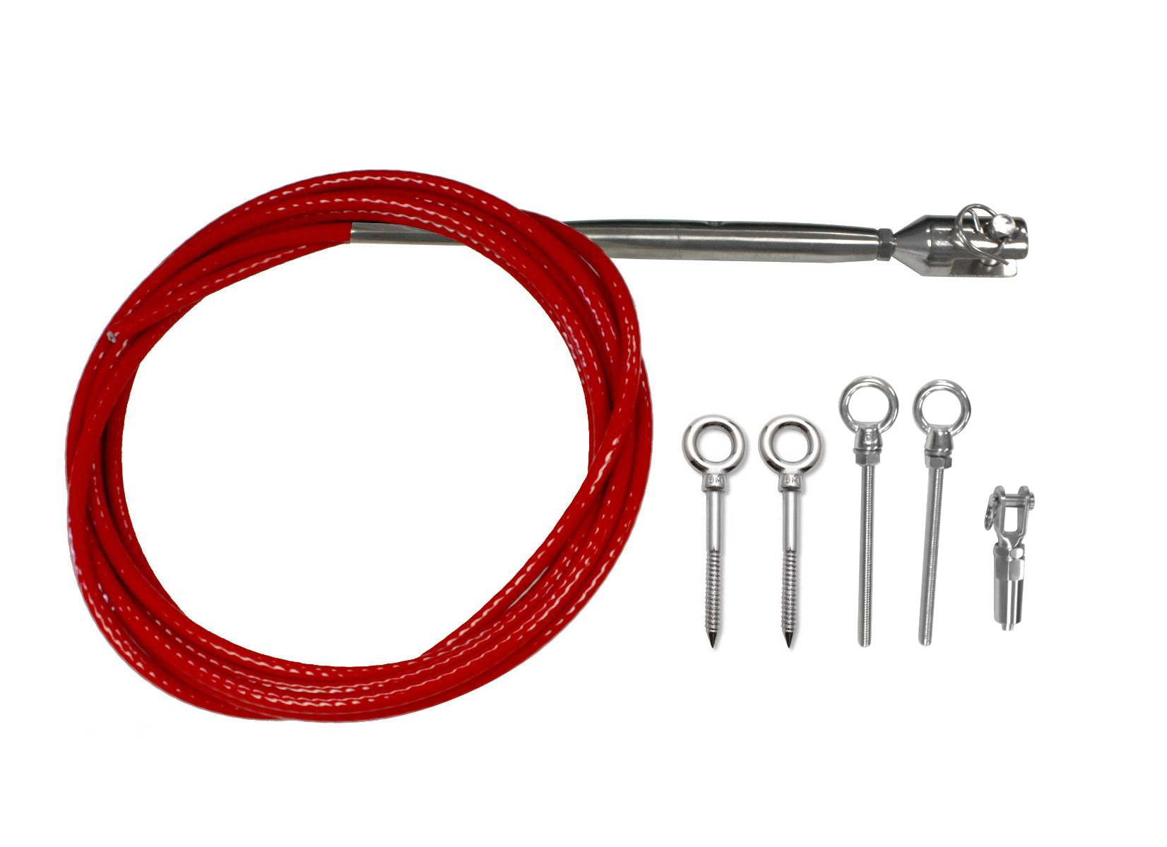 10M 4mm Wire Tension Kit - Red