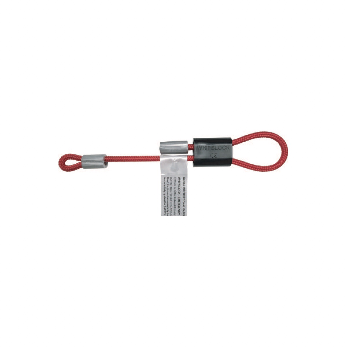 Whipblock Single Red 10KN Working Length 260mm